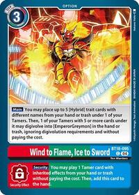 Wind to Flame, Ice to Sword #BT18-095 C