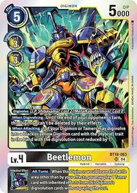 Beetlemon #BT18-063 SR
