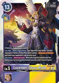 Lucemon: Chaos Mode #BT18-082 SR