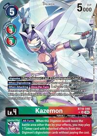 Kazemon (Alternate Art) #BT18-048 SR