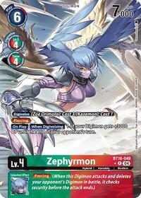 Zephyrmon (Alternate Art) #BT18-049 R