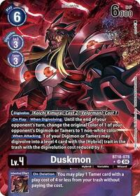 Duskmon (Alternate Art) #BT18-078 SR