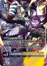 Lucemon: Chaos Mode (Alternate Art) #BT18-082 SR