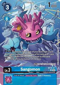 Sangomon (Alternate Art) #BT19-017 U