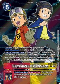 Takuya Kanbara & Koji Minamoto (Release Special Booster 2.0: Box Promotion Pack) #BT18-088 R