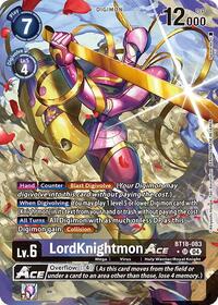 LordKnightmon ACE (Alternate Art) #BT18-083 SR