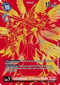 Gallantmon: Crimson Mode (Textured) #EX2-073 SEC