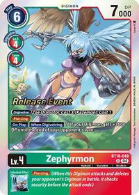 Zephyrmon #BT18-049 R