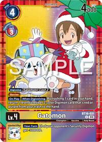 Gatomon (Winter Holiday Event 2024) #BT16-031 U