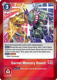 Garnet Memory Boost! #LM-033 P