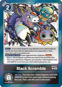 Black Scramble #LM-031 P