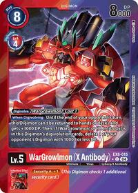 WarGrowlmon (X Antibody) (Limited Foil) #EX8-015 C