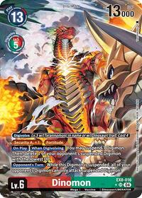 Dinomon (Alternate Art) #EX8-016 SR