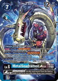 MetalSeadramon ACE (Alternate Art) #EX8-026 SR