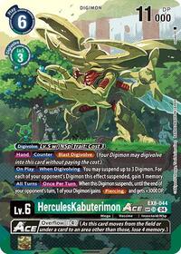 HerculesKabuterimon ACE (Textured) #EX8-044 SR