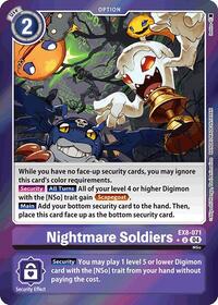 Nightmare Soldiers (Limited Foil) #EX8-071 U