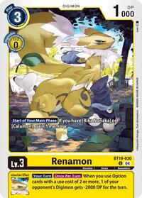 Renamon #BT19-030 U