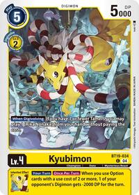 Kyubimon #BT19-034 C