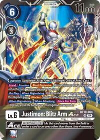 Justimon: Blitz Arm ACE #BT19-064 SR