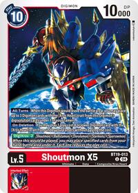 Shoutmon X5 #BT19-013 U