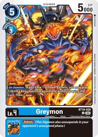 Greymon #BT19-020 U