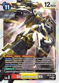 Shoutmon EX6 #BT19-014 SR