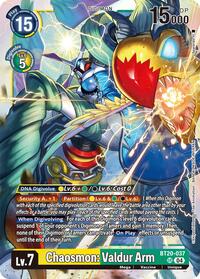 Chaosmon: Valdur Arm #BT20-037 SR