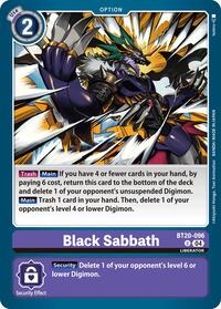 Black Sabbath #BT20-096 U