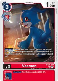 Veemon #BT20-009 U