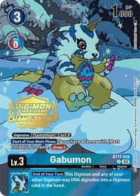Gabumon (Championship 2024 Tamers Pack) #BT17-019 R