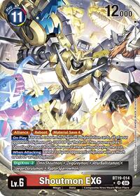 Shoutmon EX6 (Alternate Art) #BT19-014 SR