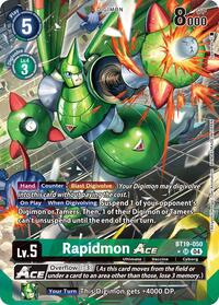 Rapidmon ACE (Alternate Art) #BT19-050 SR