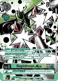 Rapidmon ACE (Textured) #BT19-050 SR