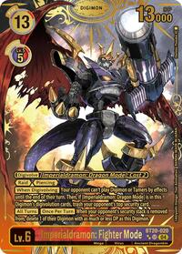 Imperialdramon: Fighter Mode (Textured) #BT20-020 SR