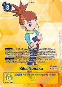 Rika Nonaka (Release Special Booster 2.5: Box Promotion Pack) #BT19-083 R