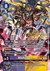 Rhihimon (2025 Regionals Champion) #BT18-081 U