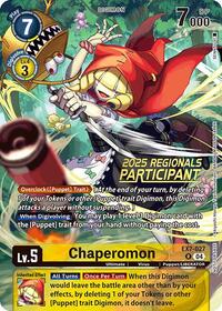 Chaperomon (2025 Regionals Participant) #EX7-027 R