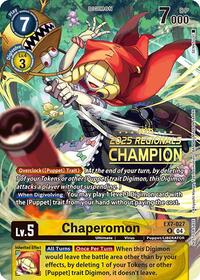 Chaperomon (2025 Regionals Champion) #EX7-027 R