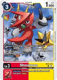 Shoutmon #BT21-011 U