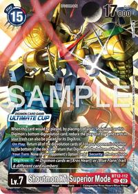 Shoutmon X7: Superior Mode (Ultimate Cup 25-26 Season 1) #BT12-112 SEC