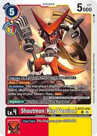 Shoutmon (King Version) #BT21-016 U