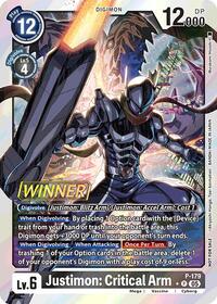 Justimon: Critical Arm (Store Tournament 2025 Vol.2 Winner Pack) #P-179 P
