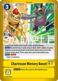 Chartreuse Memory Boost! #LM-047 P