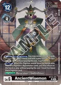 AncientWisemon (Tamer's Selection Box Ver. Championship 2024) #BT18-074 U