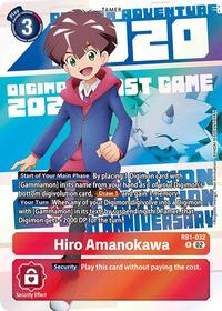 Hiro Amanokawa (Digimon Animation Series 25th Anniversary Set) #RB1-032 R