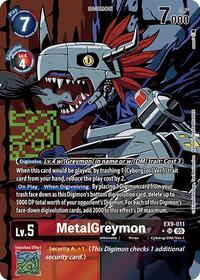 MetalGreymon (Alternate Art) #EX9-011 SR