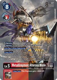 MetalGreymon: Alterous Mode (Alternate Art) #EX9-012 SR