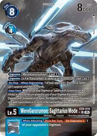 WereGarurumon: Sagittarius Mode (Alternate Art) #EX9-019 SR
