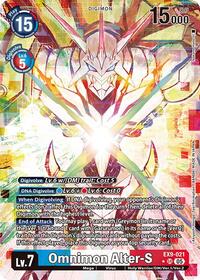 Omnimon Alter-S (Alternate Art) #EX9-021 SR