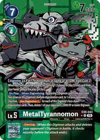 MetalTyrannomon (Alternate Art) #EX9-043 SR